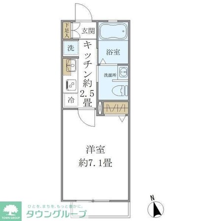 フォルス21の物件間取画像